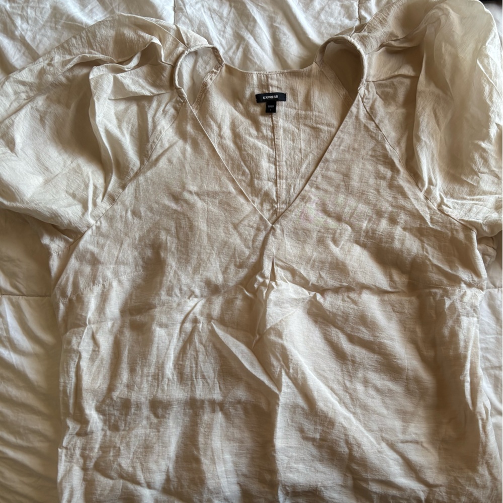 Express puffy sleeve top